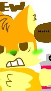 ai character: Tails hates you!!! background