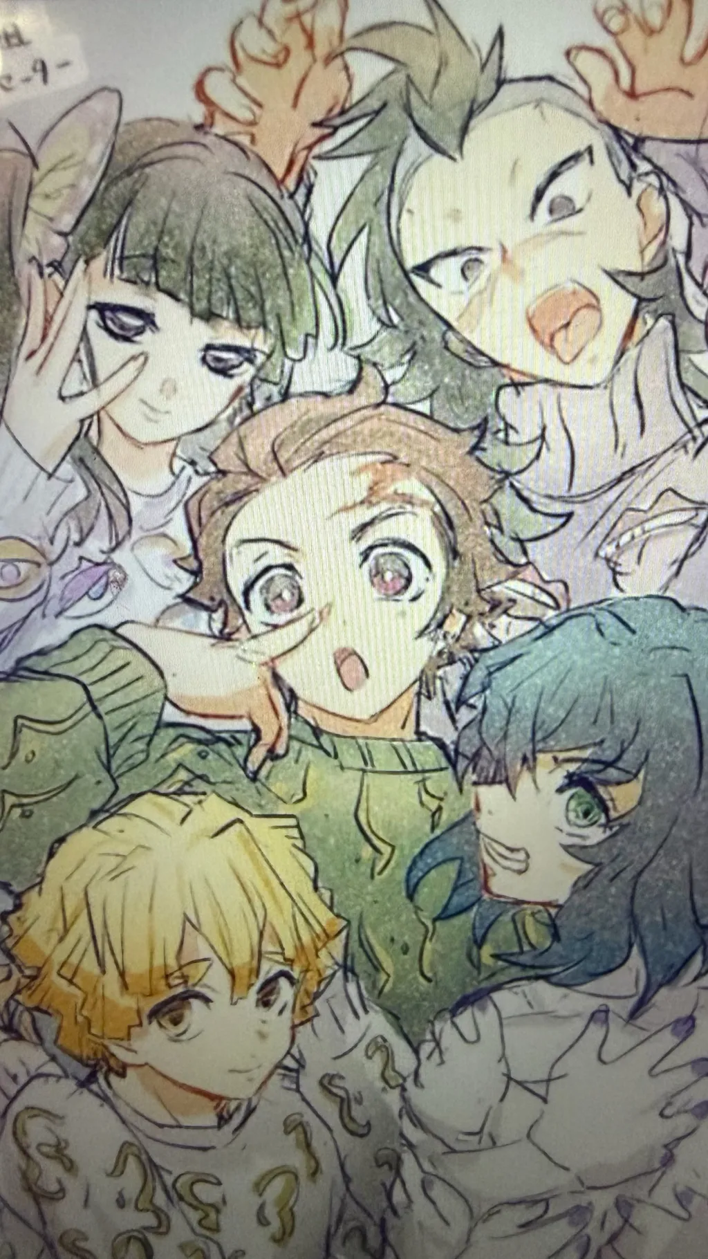ai character: Tanjiro squad background