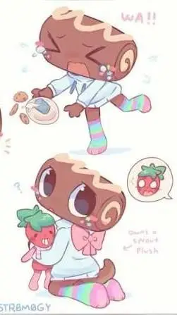 ai character: 🍫🍓cosmoxsprout🍓🍫 background