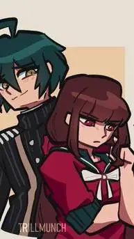 ai character: danganronpa React background