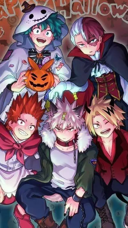 ai character: Halloween Mha pl.  background