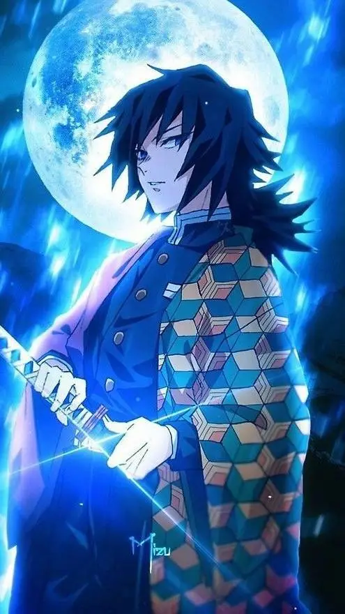 ai character: giyu tomioka background