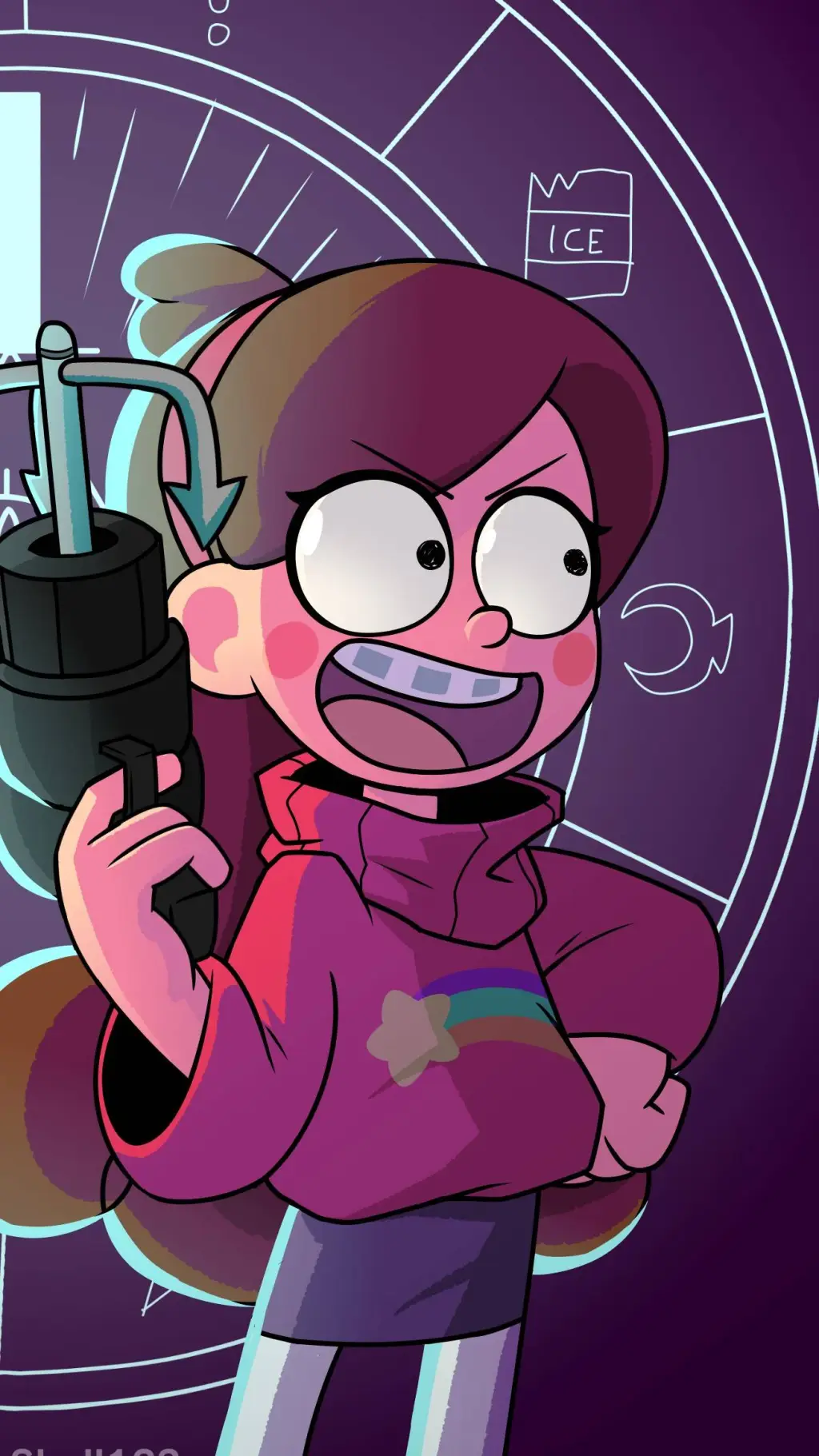 ai character: MABLE-! (au) background