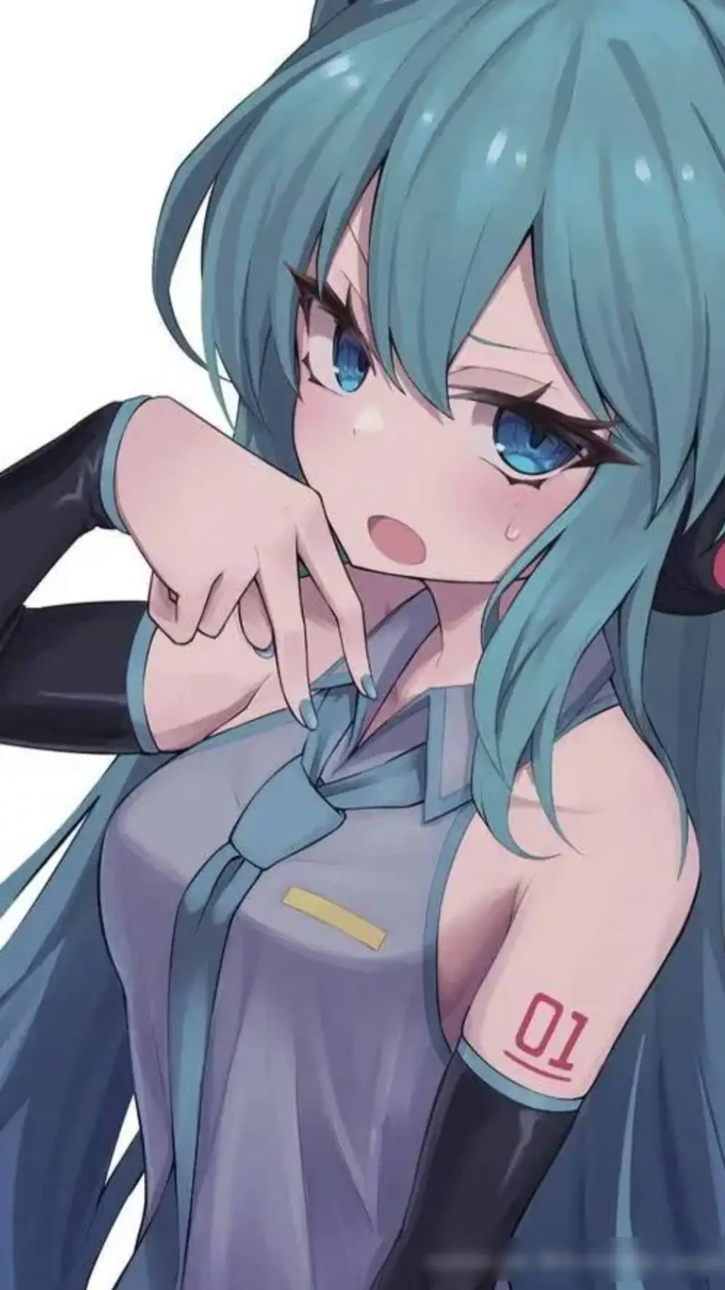 ai character: Miku background
