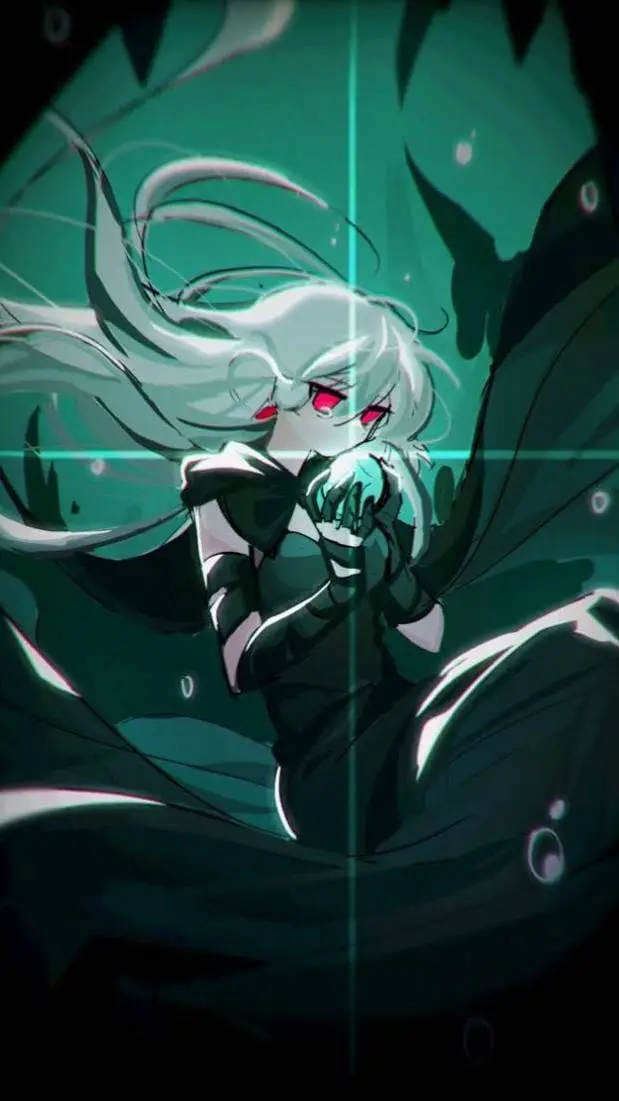 ai character: white lily cookie  background