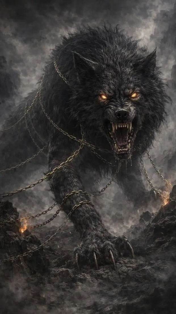 ai character: FENRIR background