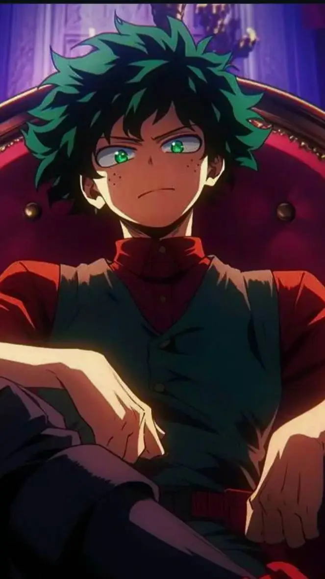 ai character: Deku  ame background