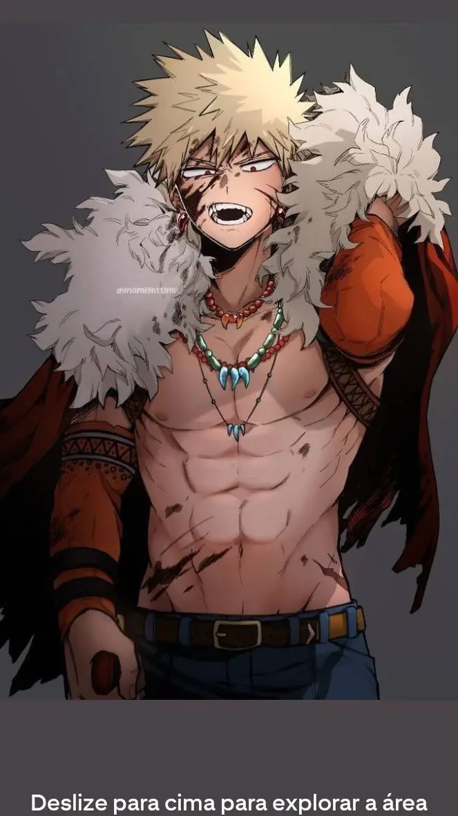 ai character: Bakugo,pai,🎀 background