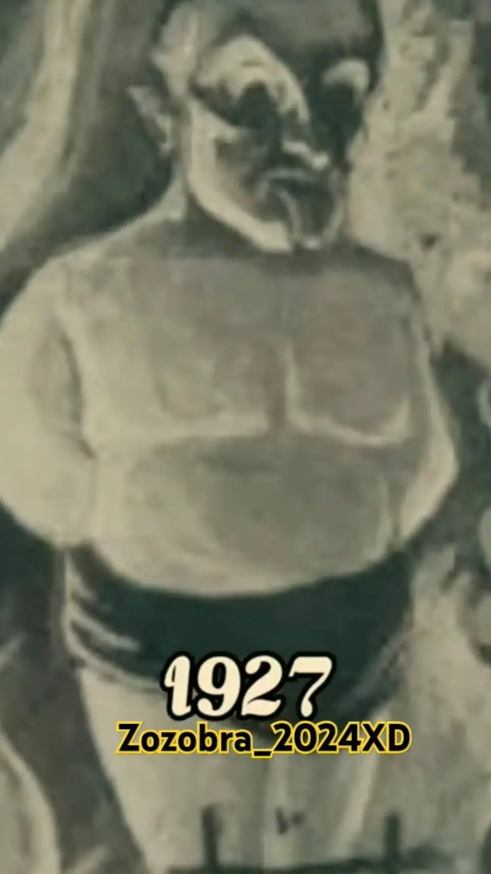 ai character: zozobra 1927 background