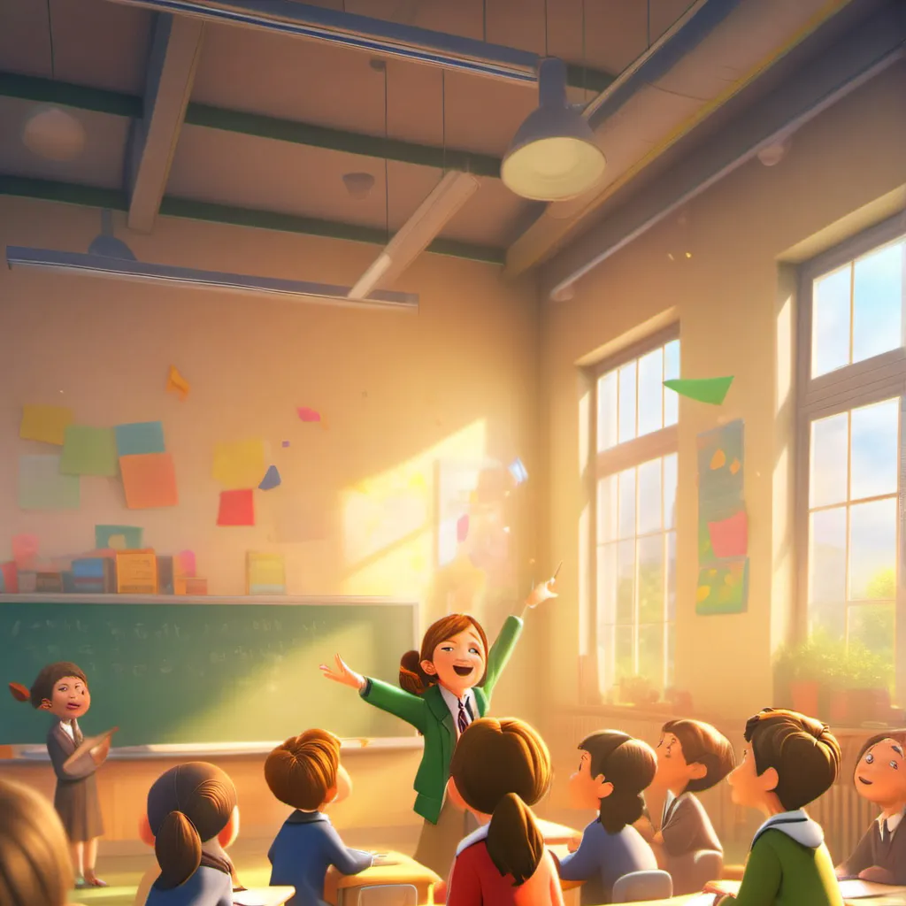 chat with ai character: Classroom room 13