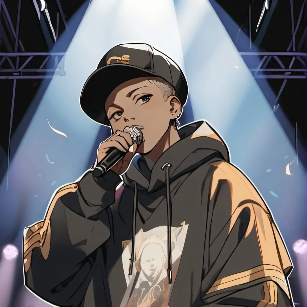 chat with ai character: rap man