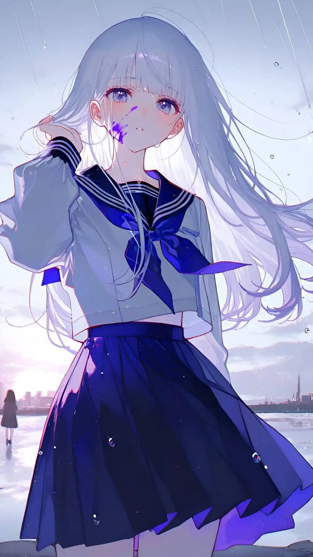 ai character: 明诗墨 background