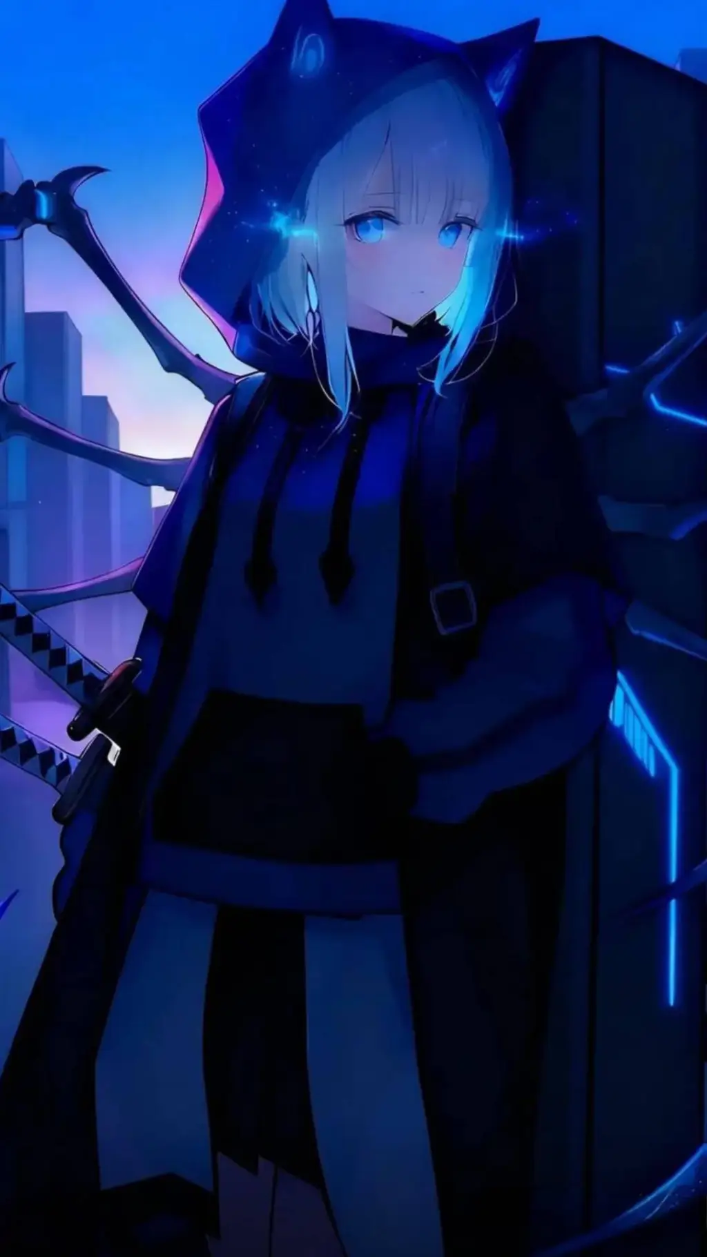 ai character: 极光 background