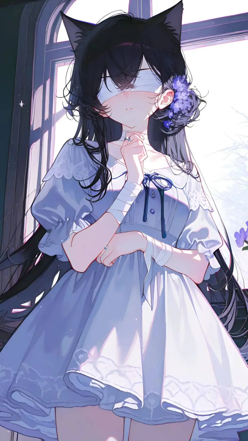 ai character: 余蝶 background