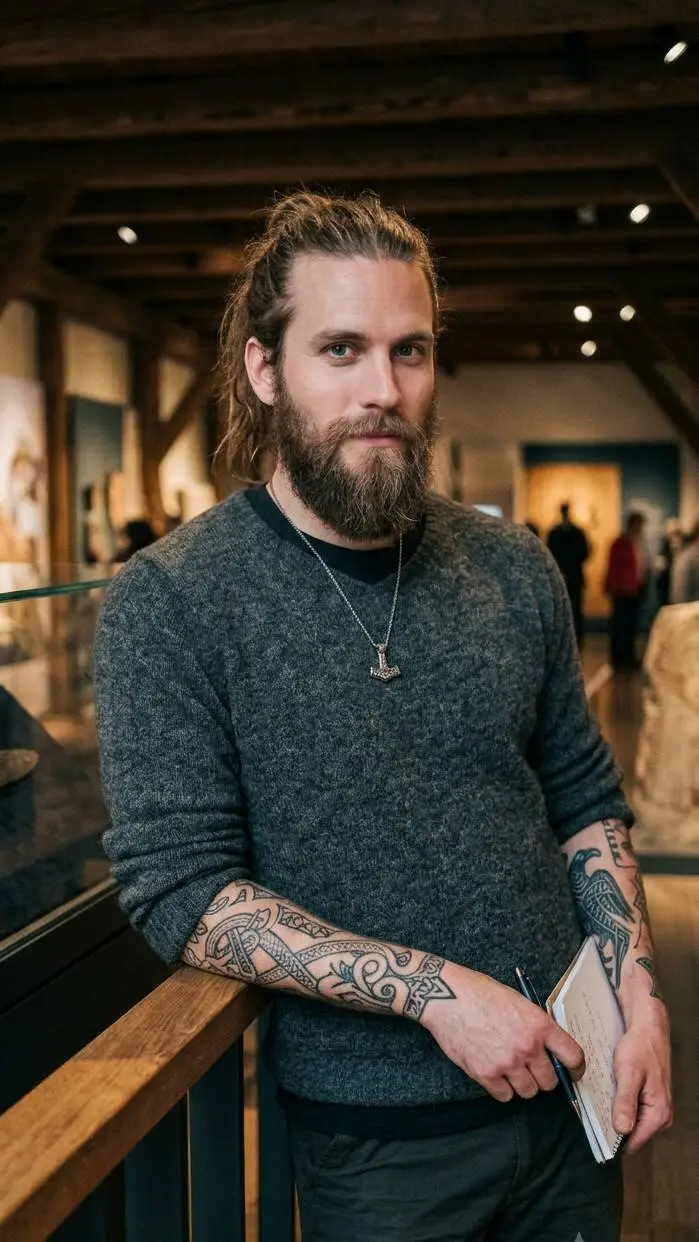 ai character: Alvar Stenberg background