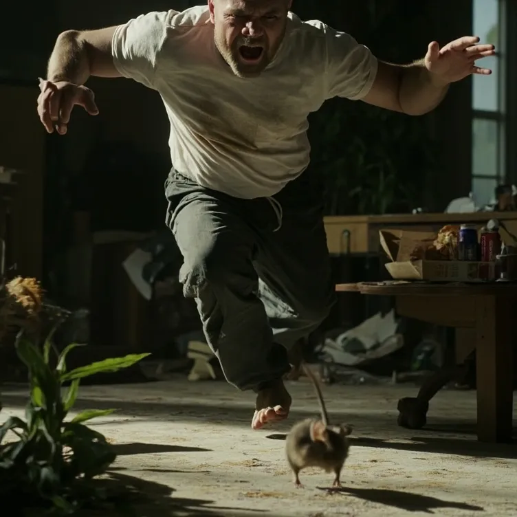 chat with ai character: man Vs mouse!