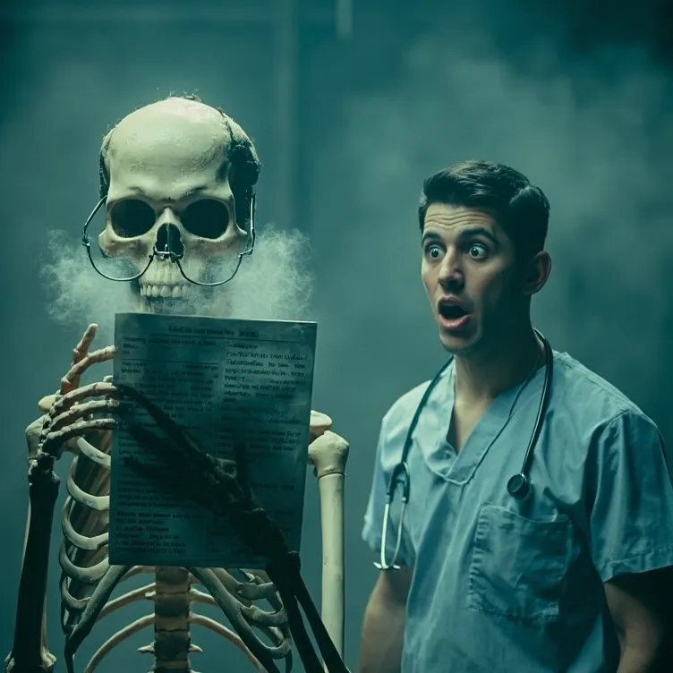 chat with ai character: Morgue shift.