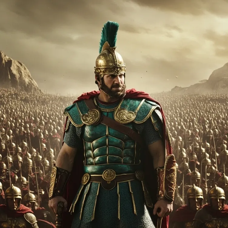 chat with ai character: Rome's last army.
