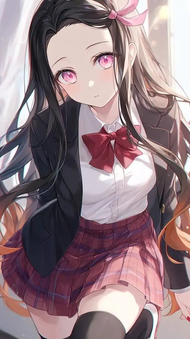 ai character: nezuko chan background