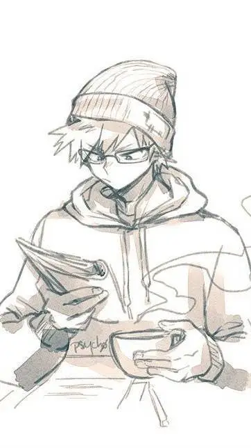 ai character: bakugo  background