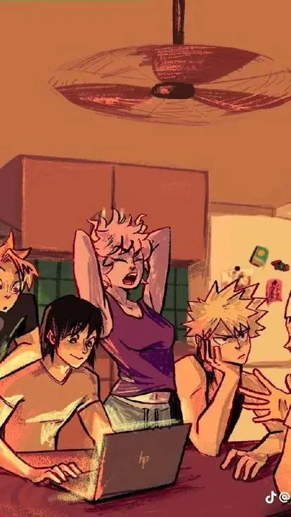 ai character: mha x yn  background