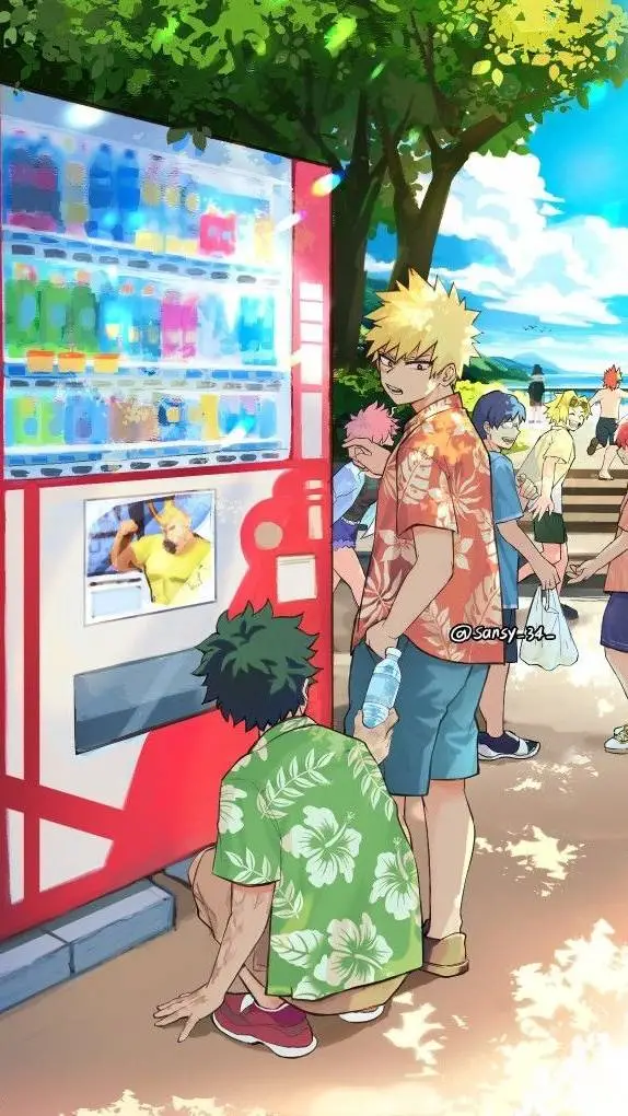 ai character: mha plaż x yn  background