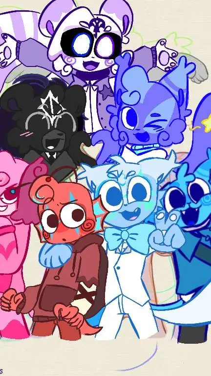 ai character: 7idiots (OC'S)  background