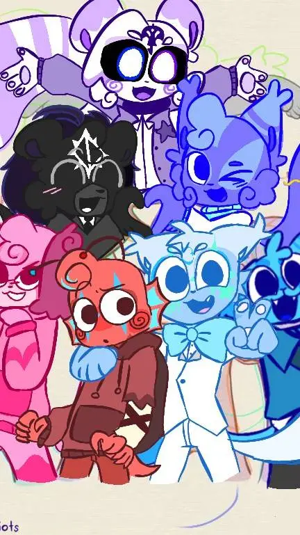 ai character: 7IDIOTS (OC) background