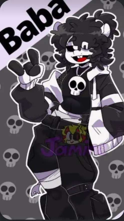 ai character: baba chops  background