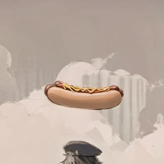 chat with ai character: hot dog man