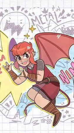 ai character: Nimona background