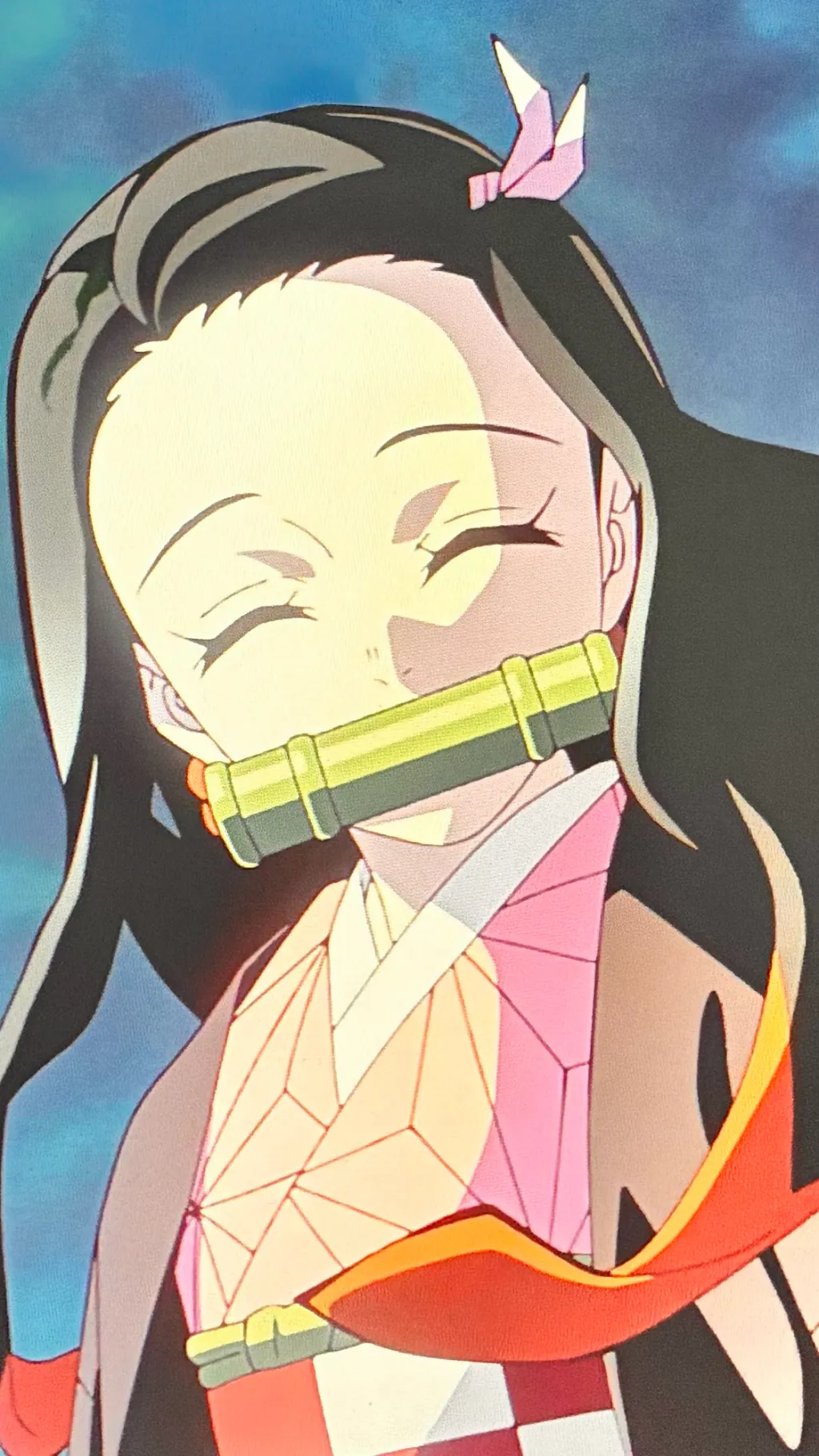 ai character: Nezuko ko ado background