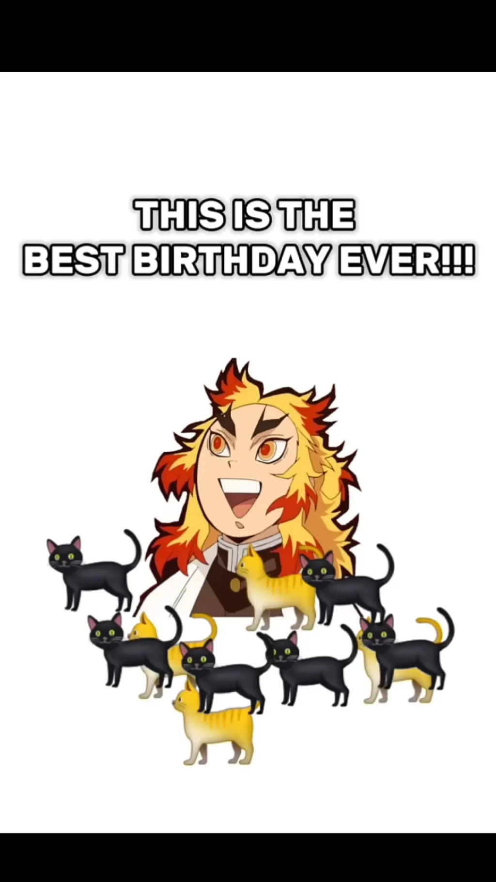 ai character: Rengokus birthday background