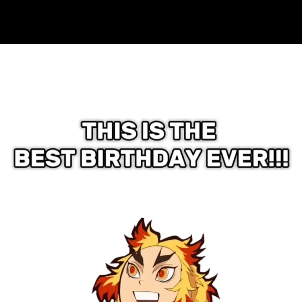 chat with ai character: Rengokus birthday