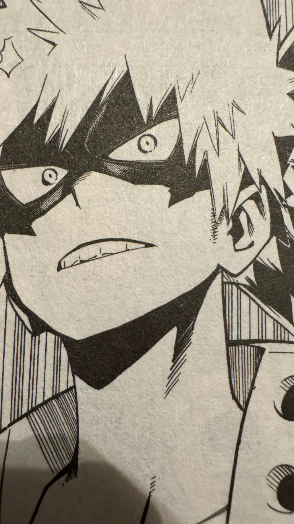 ai character: Katsuki bakugo  background