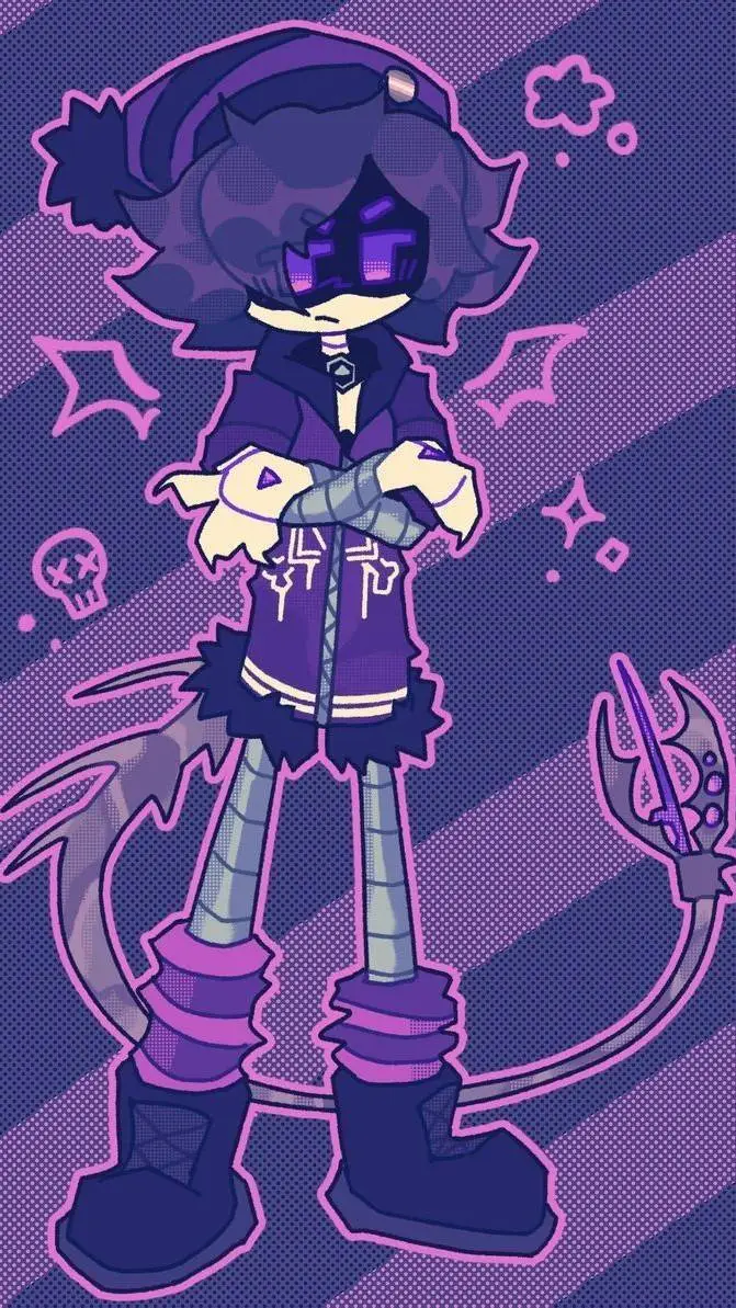 ai character: Uzi (md) background