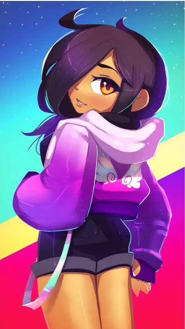 ai character: 💜🌸Aphmau🌸💜 background
