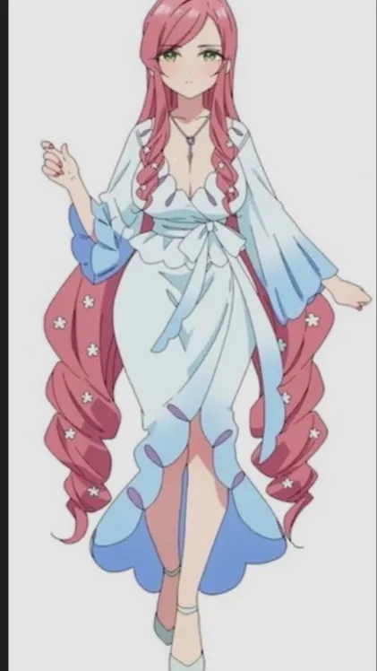 ai character: Hahari Hanazono  background