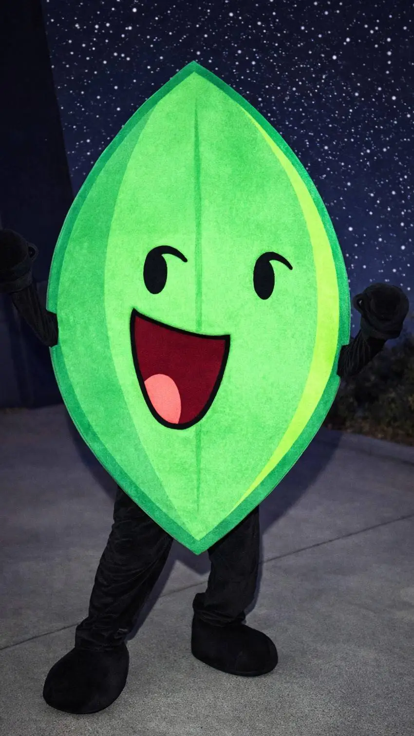 ai character: Leafy ESP background