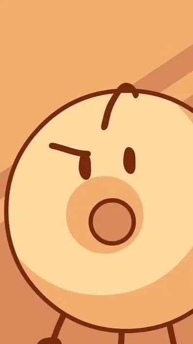 ai character: Donut Pt br bfdi background