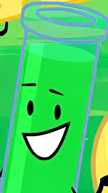 ai character: Test Tube pt br background