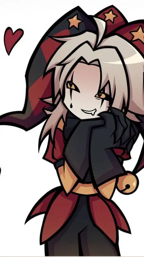 ai character: Pierrot  background