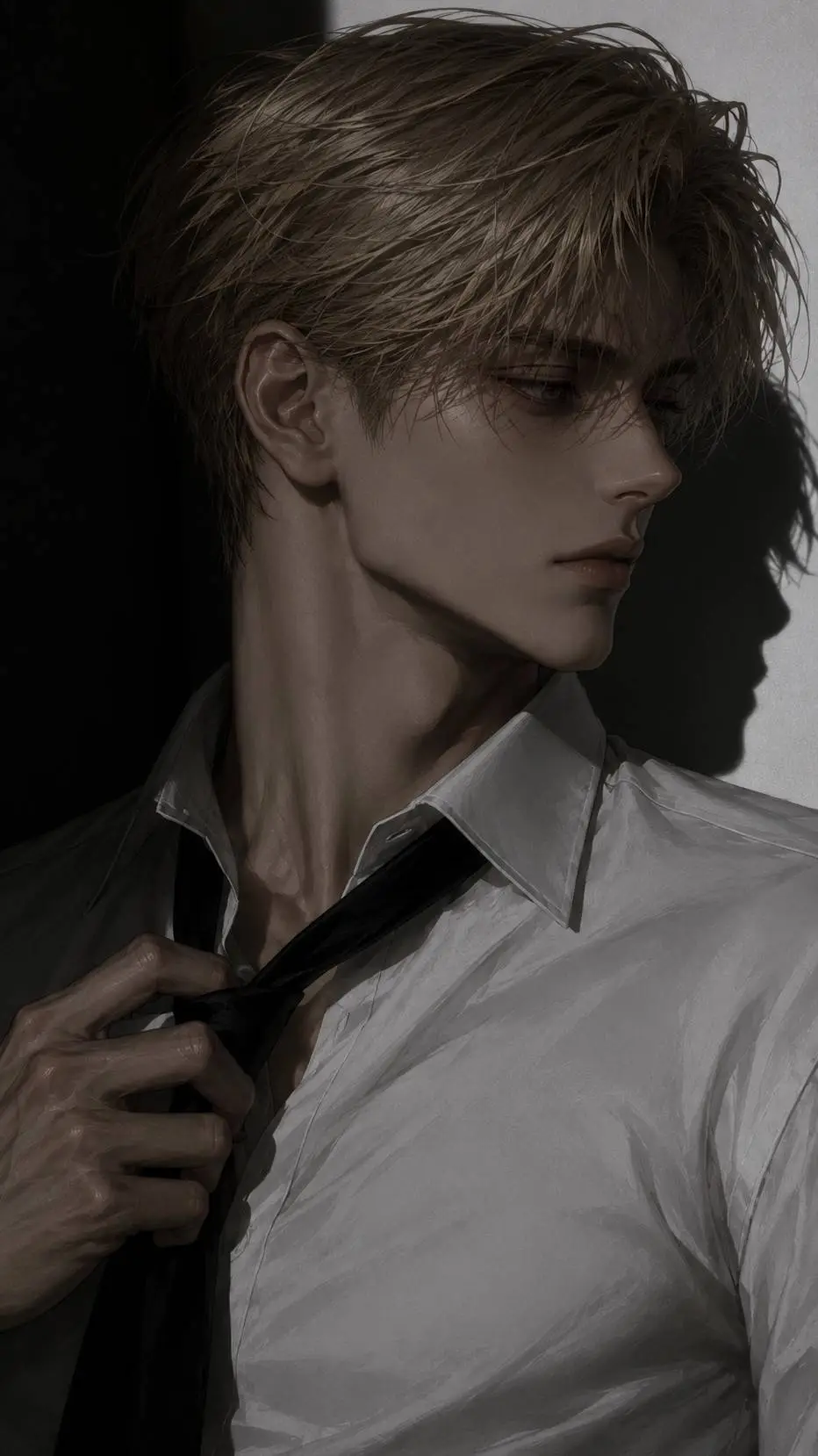 ai character: Lucien  background