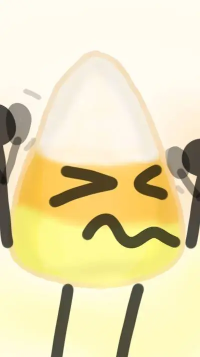 ai character: Candy Corn background