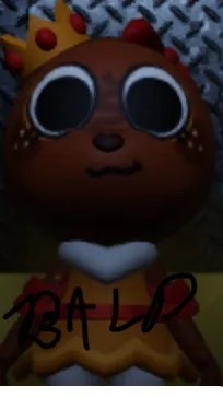 ai character: bald dw infection background
