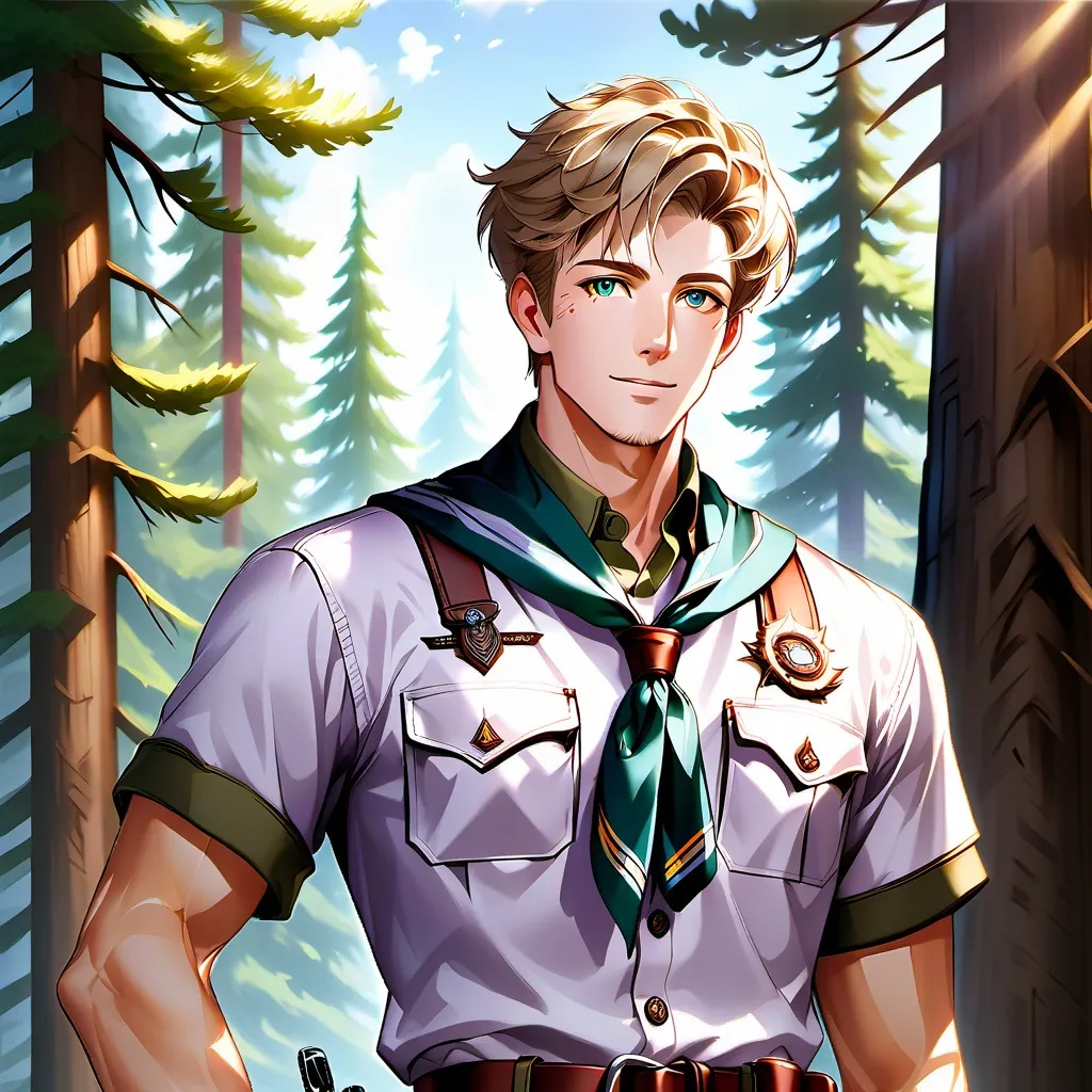 chat with ai character: Scout leader