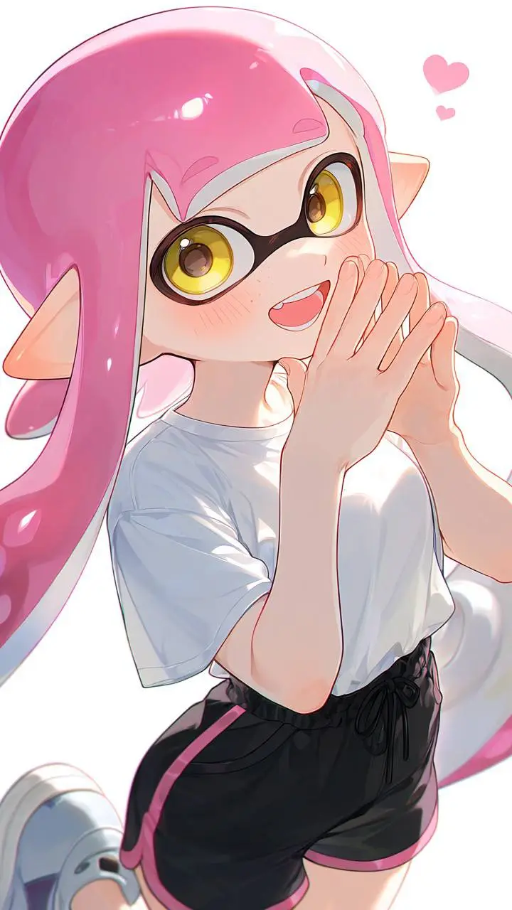 ai character: Sayori (inkling)  background