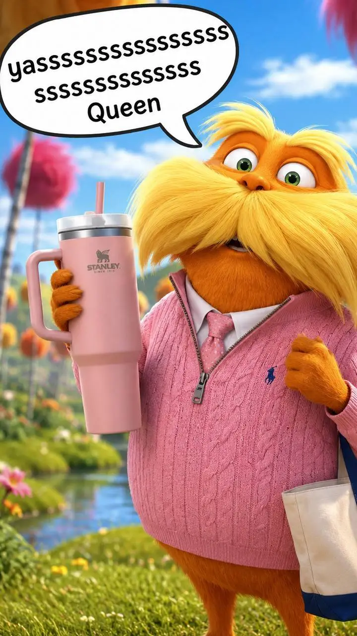 ai character: 💗✨prepppy lorax!✨💗 background