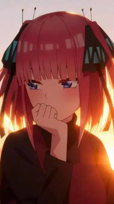 ai character: Nino Nakano  background