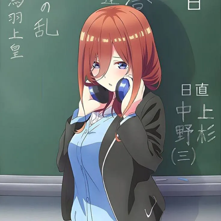 chat with ai character: Miku Nakano 